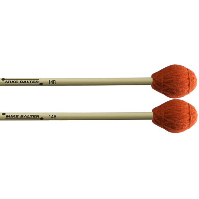 Mike Balter B14R Medium Soft Rattan Marimba Mallets