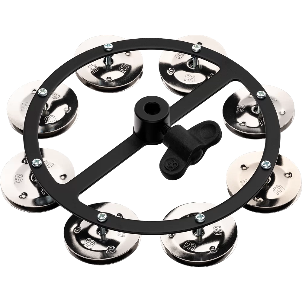 Meinl 5" Hihat Tambourine, Single Row, Stainless Steel Jingles - HTHH1BK