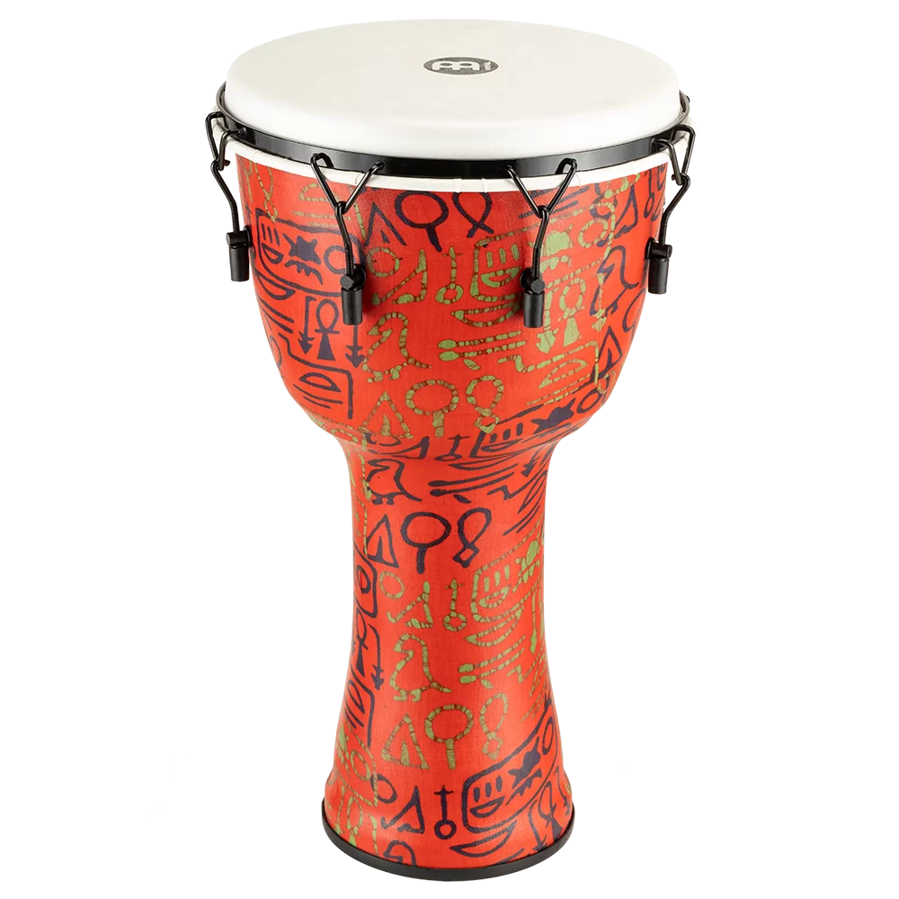 Meinl 14" Synthetic Djembe, Synthetic Head, Pharao's Script - PMDJ1-XL-F