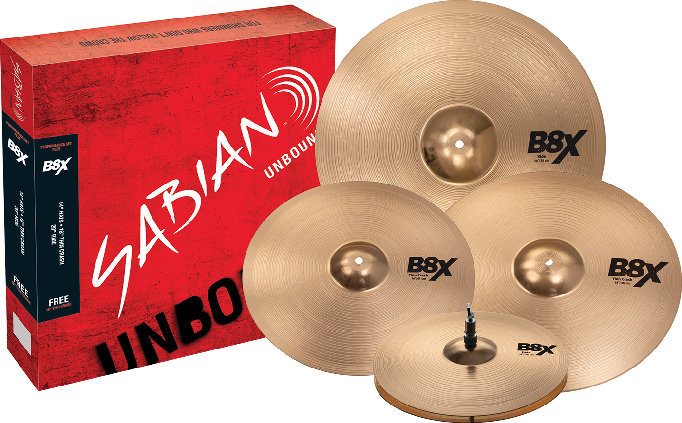 Sabian B8X Performance Set Plus - 45003XG