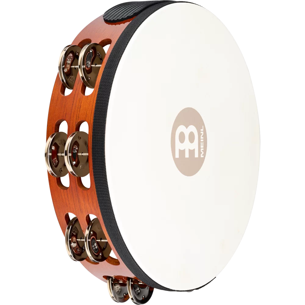 Meinl 10" Headed Wood Tambourine, Dual Row