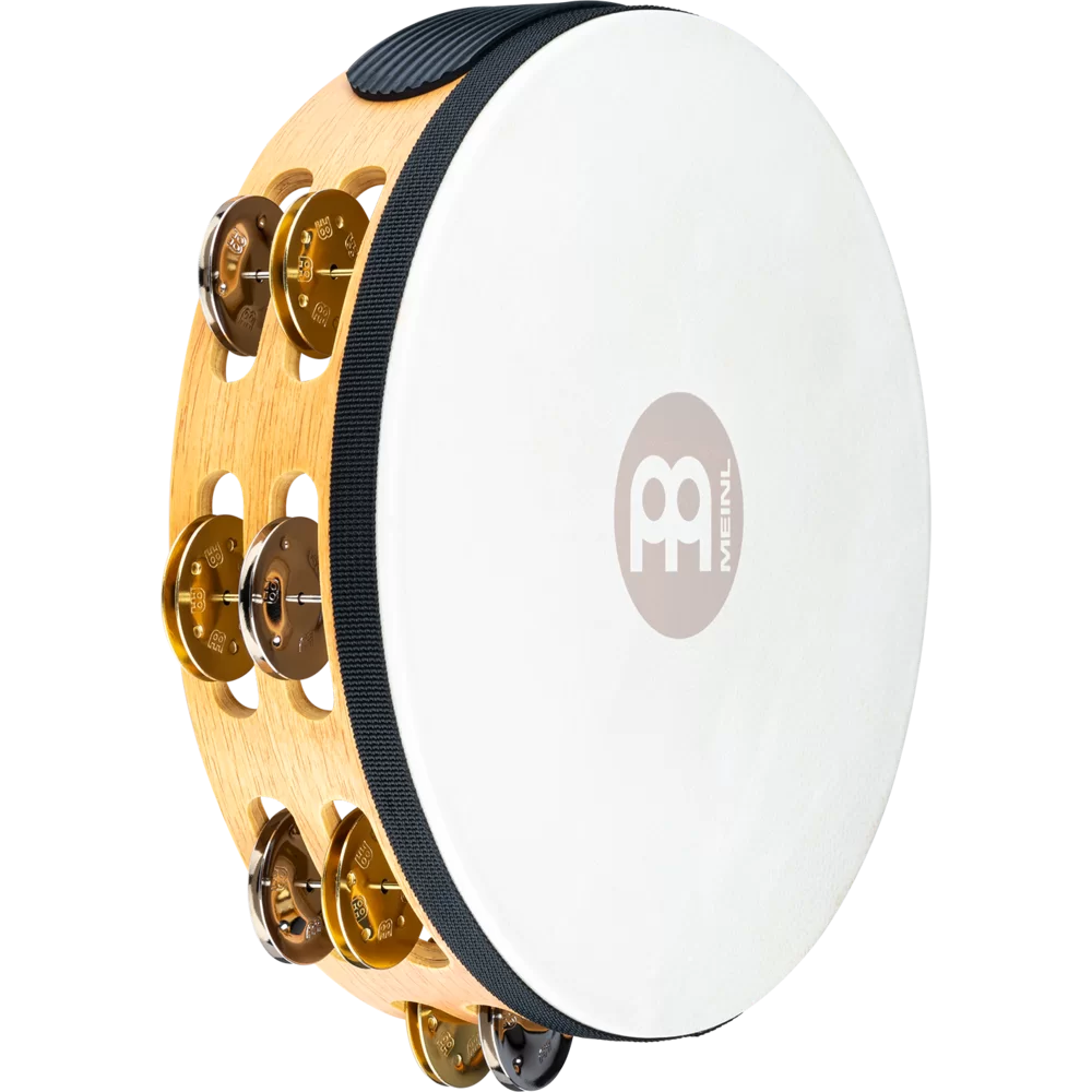 Meinl 10" Headed Wood Tambourine, Dual Row