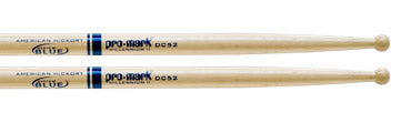 Promark Hickory Wood Tip DC52 Marching Snare Sticks