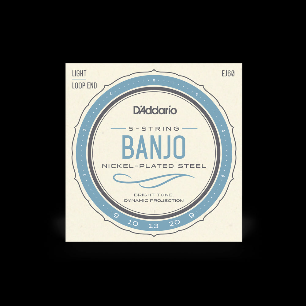 D'Addario 09-20 Regular Light Set Banjo Strings