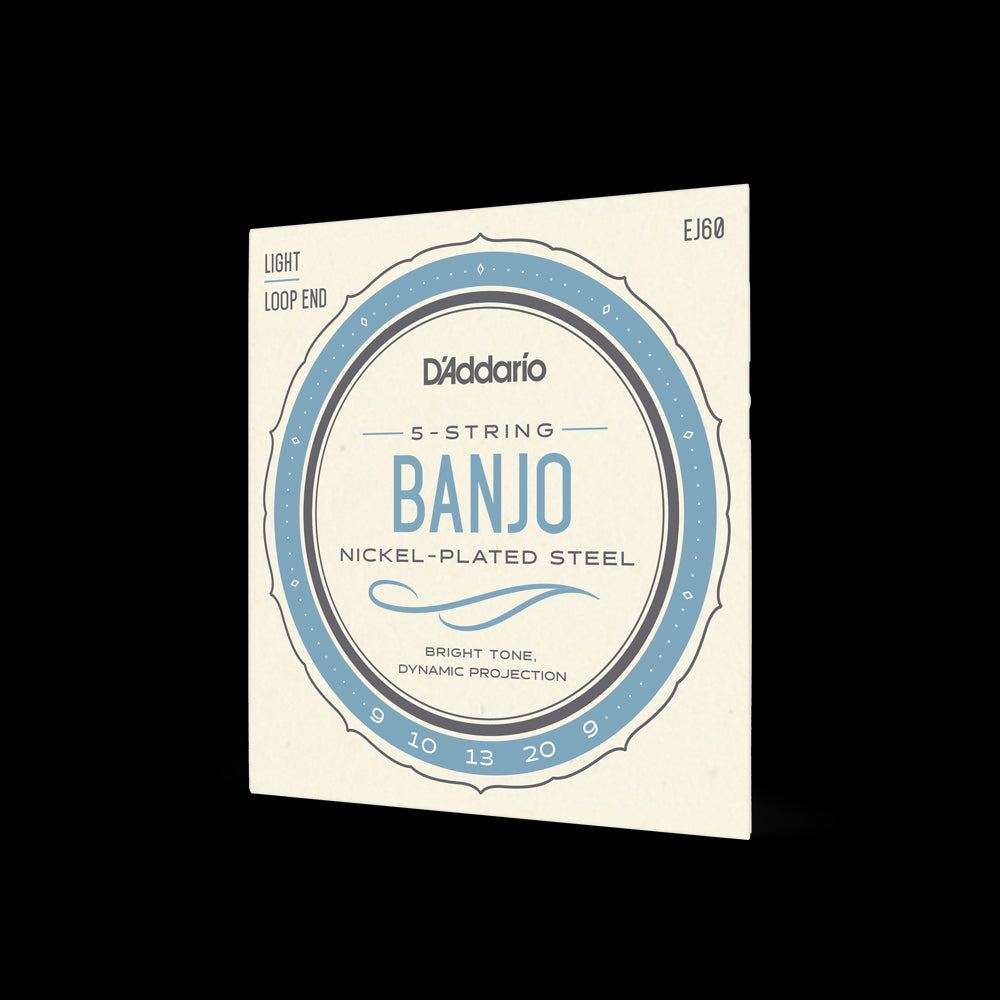 D'Addario 09-20 Regular Light Set Banjo Strings