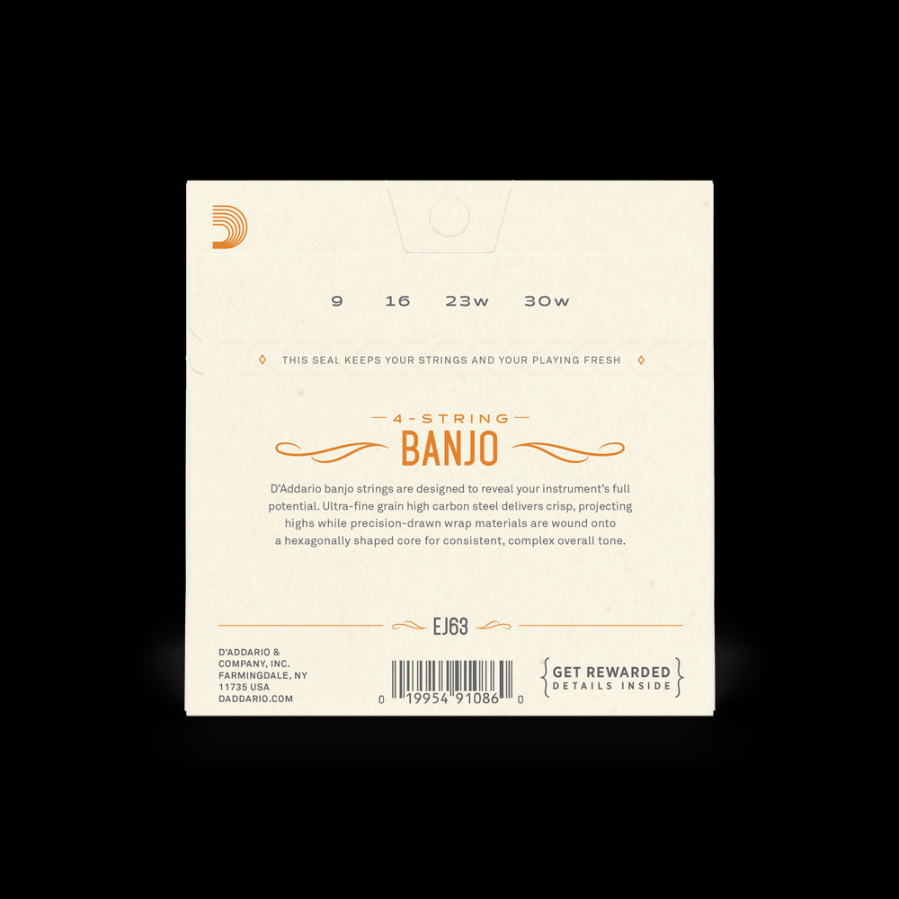 D'Addario 09-30 Tenor Set Banjo Strings