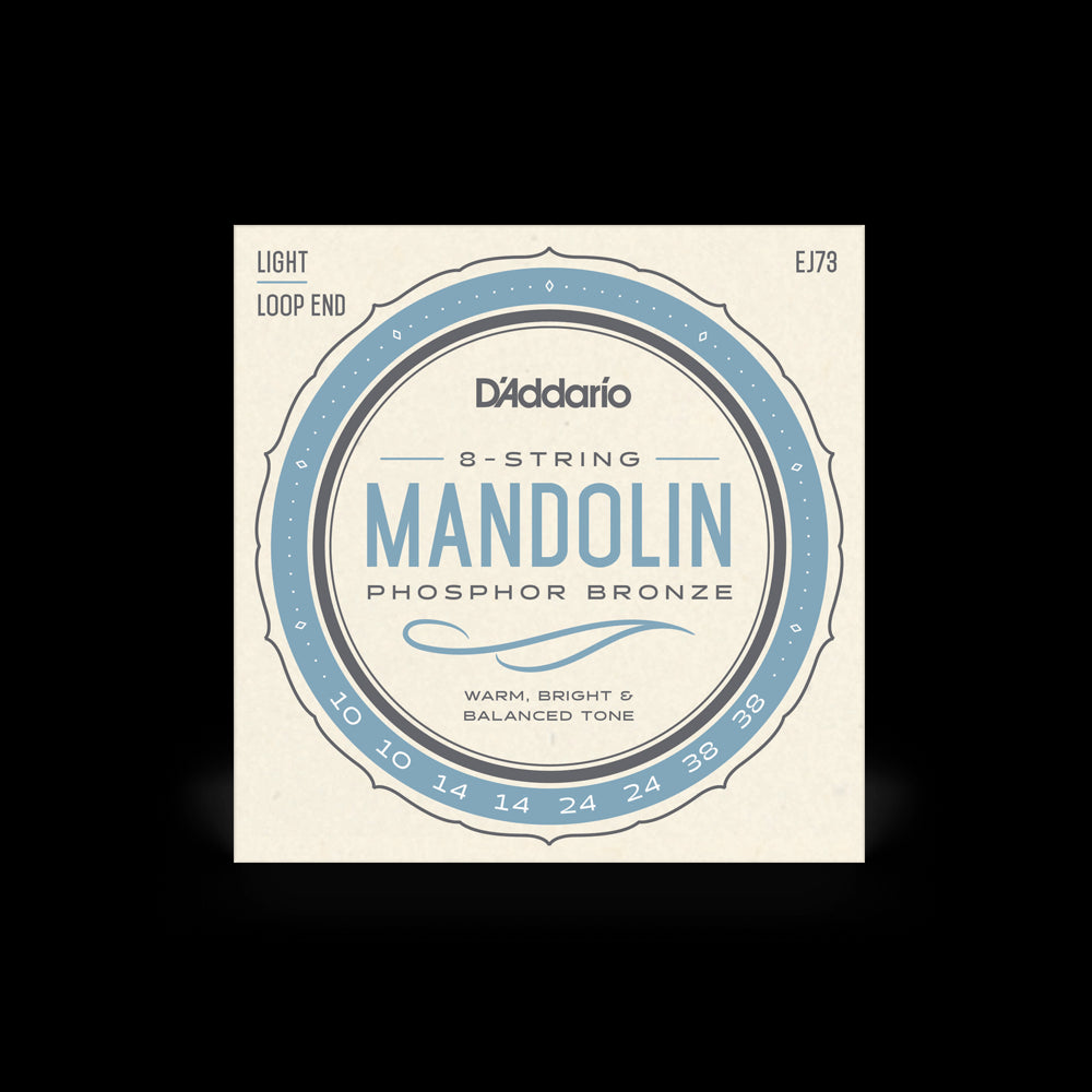 D'Addario Phosphor Bronze 10-38 Light Set Mandolin Strings