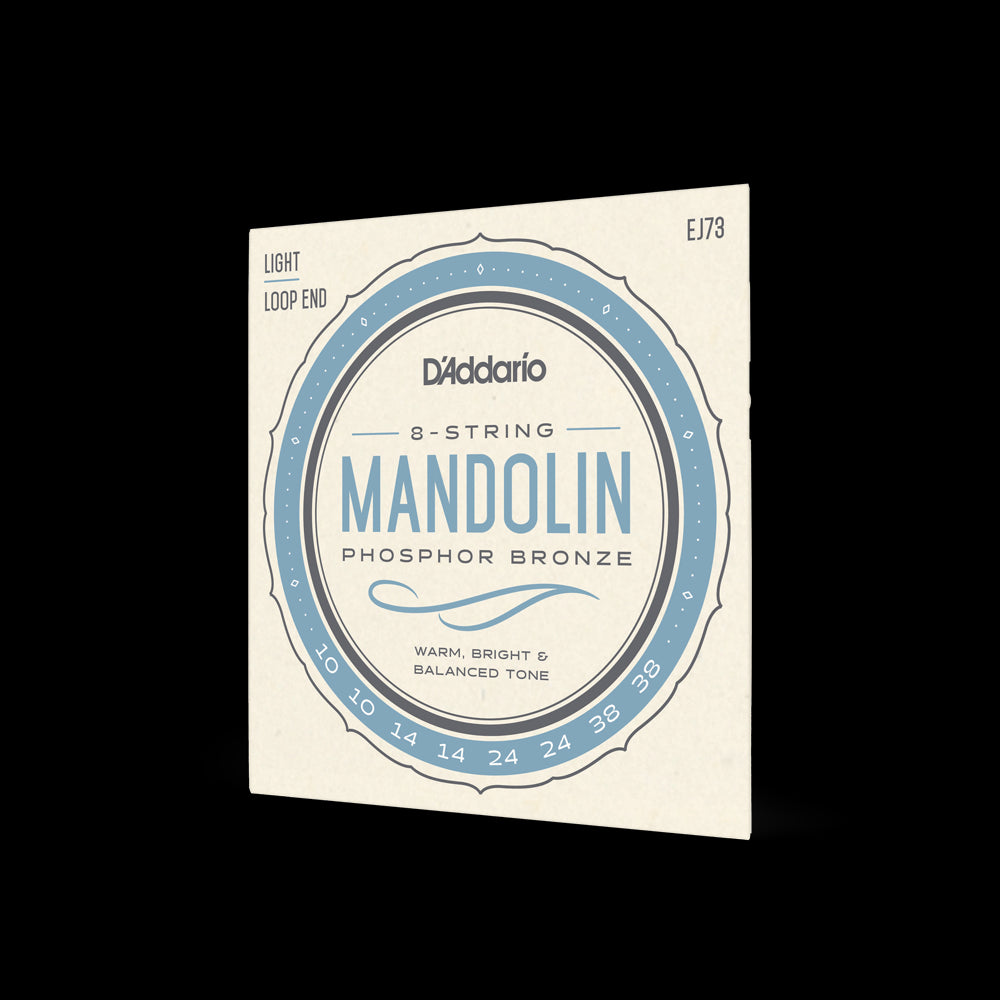 D'Addario Phosphor Bronze 10-38 Light Set Mandolin Strings