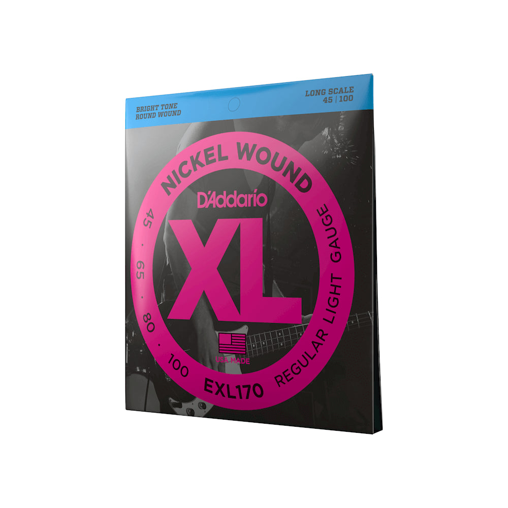 D'Addario XL Nickel 45-100 Regular Light Long Scale Bass Strings