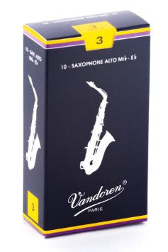 Vandoren Traditional Alto Sax Reeds (Box of 10)