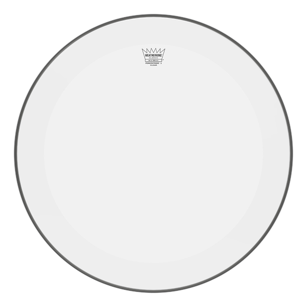 Remo Bass Drum Clear Powerstroke 3, 2.5" Impact Patch Drum Head