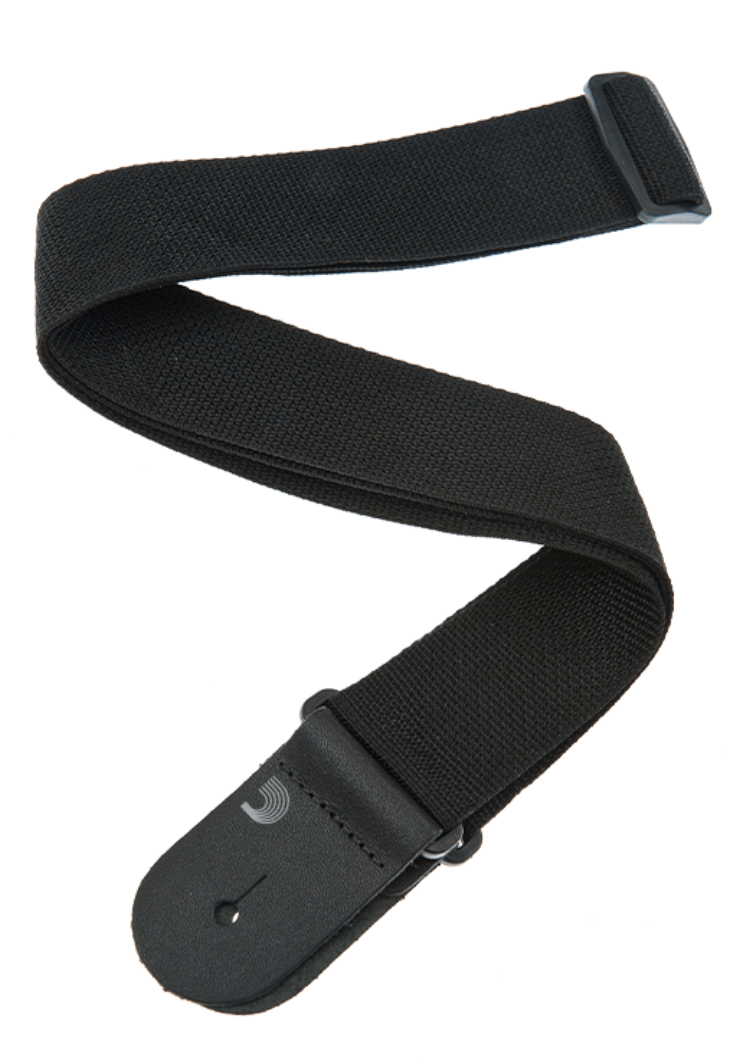 D’Addario Guitar Strap: Polypropylene - Black