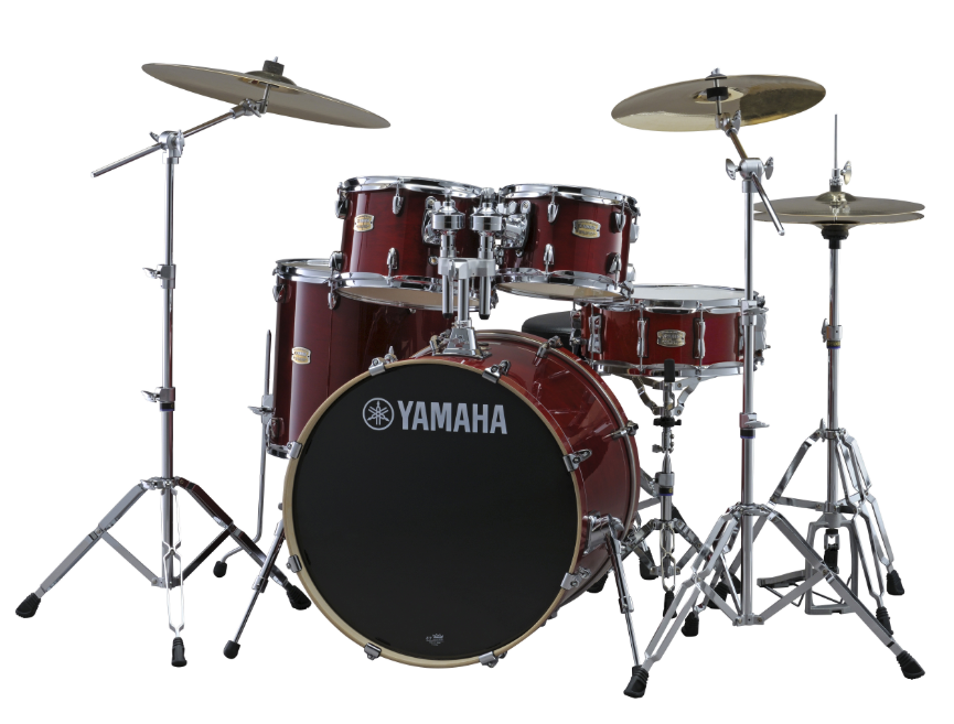 Yamaha Stage Custom Birch 5 Piece Drumset w/ 680W Hardware (20" Bass, 10"/12"/14" Toms, 14x5.5" Snare)