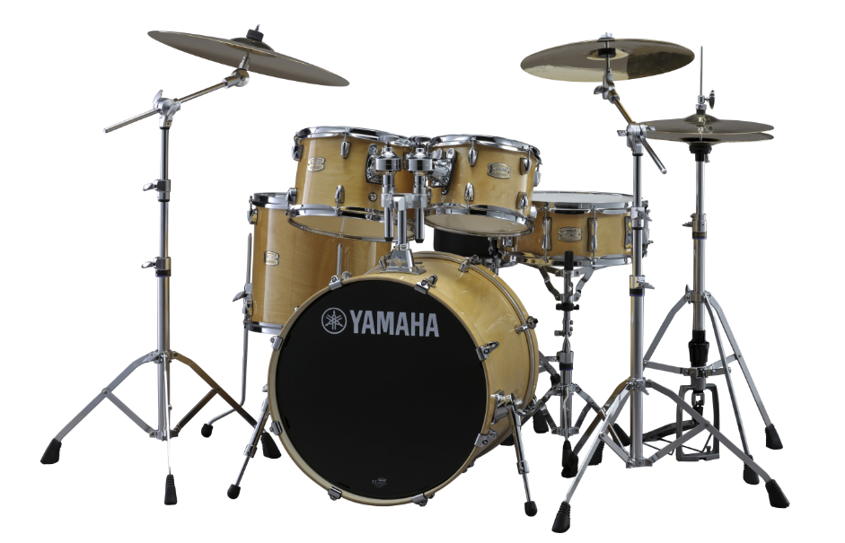 Yamaha Stage Custom Birch 5 Piece Drumset w/ 680W Hardware (20" Bass, 10"/12"/14" Toms, 14x5.5" Snare)