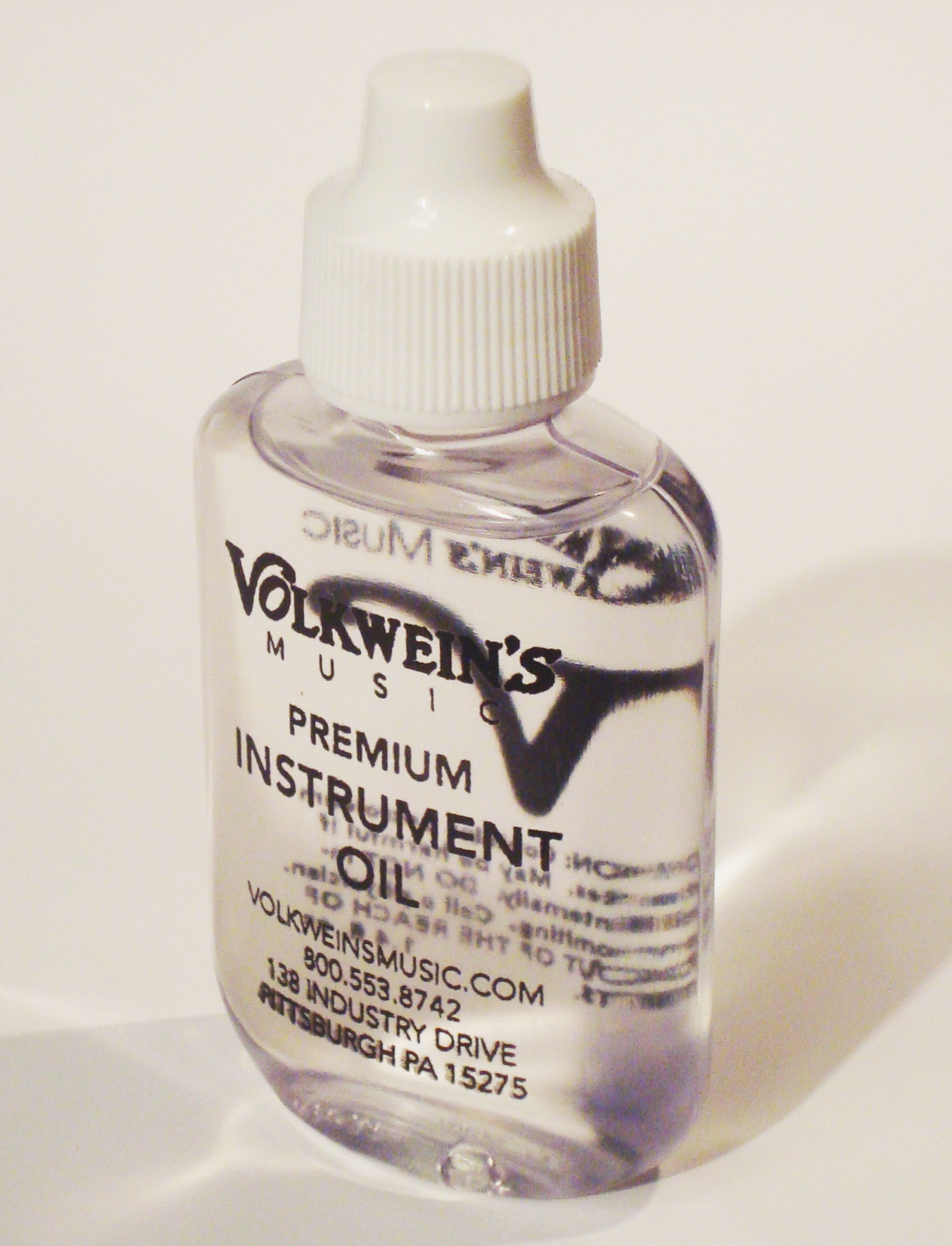 Volkwein's Music Premium Instrument Oil - 2 oz.