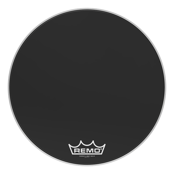 Remo Ebony Powermax II Marching Bass Drum Head