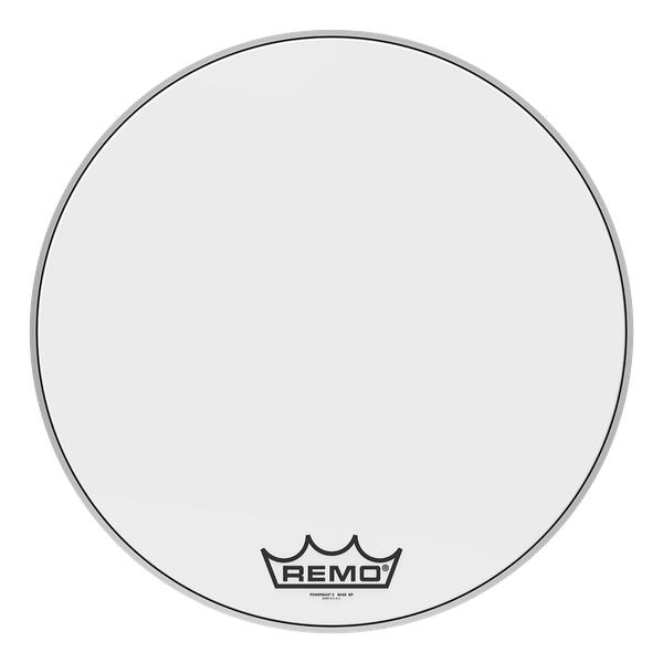 Remo Ultra White Powermax II Marching Bass Drum Head